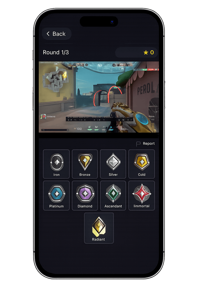 GuessTheRank mobile app